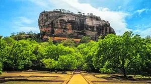 sigiriya, lion rock, ancient fortress in sri lanka