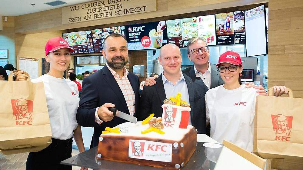 Gerade erst wurde im Einkaufszentrum CityPark in Graz eine KFC-Filiale eröffnet
