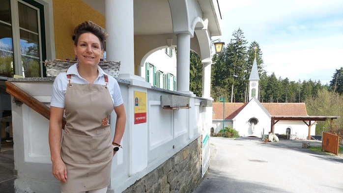 Andrea Durlacher ist Wirtin in Maria Fieberbründl