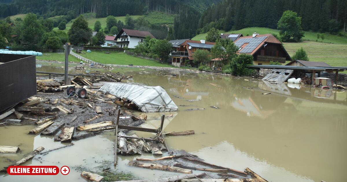 Schwere Unwetter: „Ich kann nur dem Herrgott danken, dass wir keine Toten ...