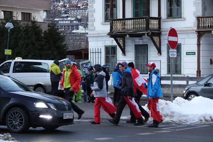 Österreich-Fans traf man zu Hauf