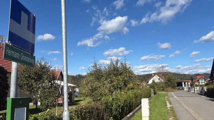 Aus dem Hermann-Gmeiner-Weg soll „Im Brunnenfeld“ werden