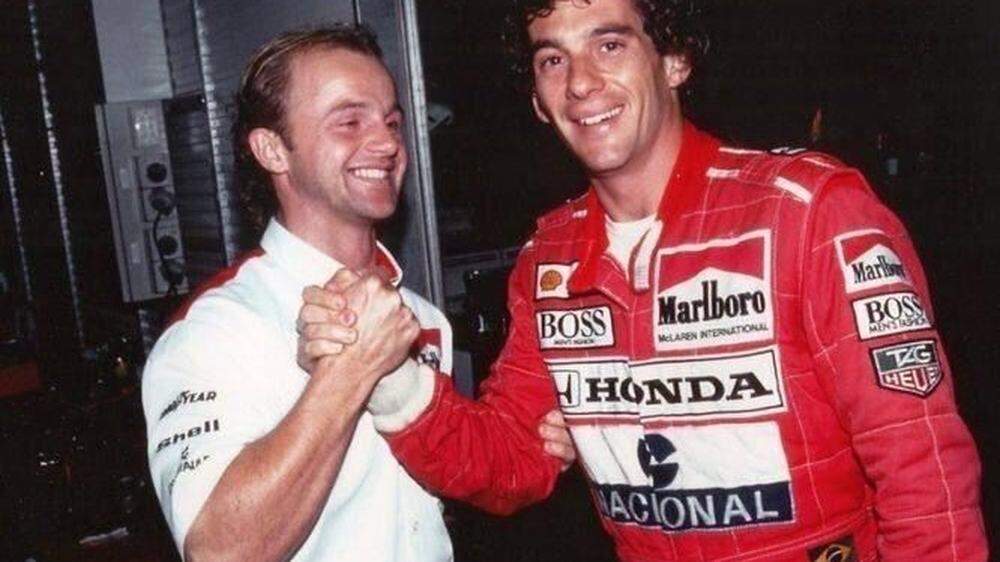 Leberer und Senna (rechts) verband eine enge Freundschaft
