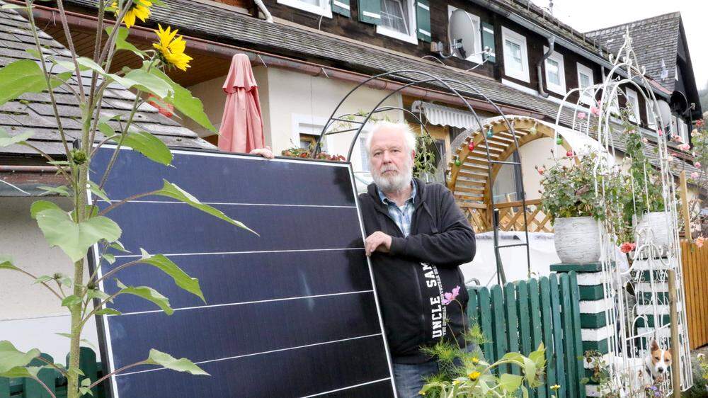 Klaus Czetina will auf Photovoltaik setzen, beim Denkmalschutz gibt es Bedenken