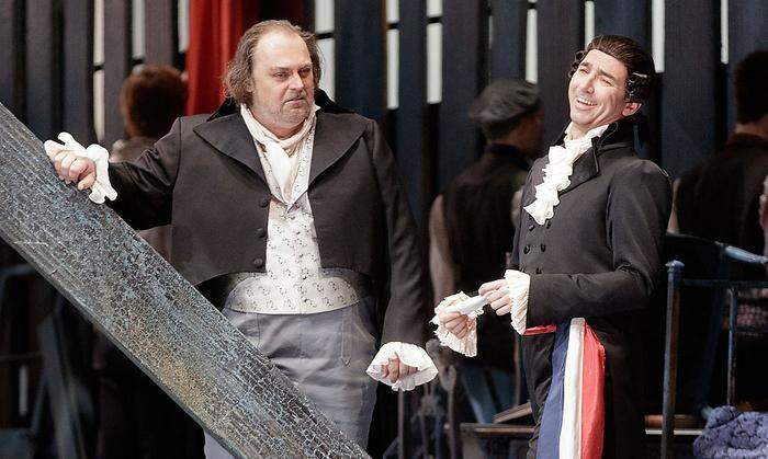 Wolfgang Koch als 'George Danton' und Thomas Ebenstein als 'Robespierre' 