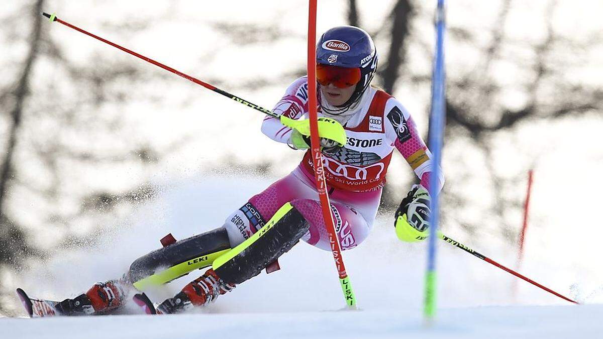 Mikaela Shiffrin ist auch mit weniger als 100 Prozent schneller als alle anderen 