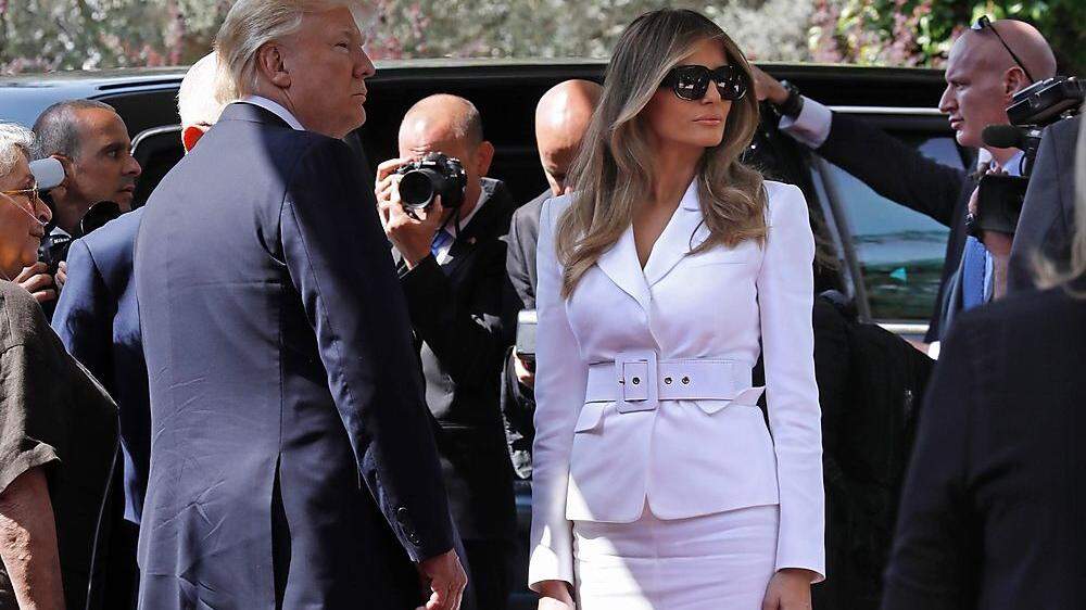 Donald und Melania Trump auf Reisen