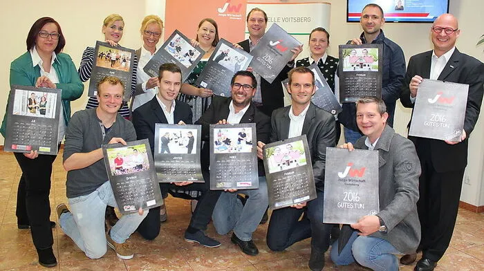 Die Junge Wirtschaft Voitsberg präsentierte einen Kalender mit Gutscheinen, der Erlös wird gespendet