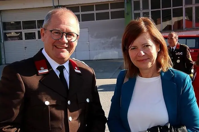 Die Ehrungen nahmen Bürgermeister Bernd Osprian (Foto), Bereichskommandant-Stellvertreter Brandrat Josef Pirstinger und die beiden Wehrkommandanten Thomas Pagger (Krems) und Bernd Unger (Voitsberg) vor.