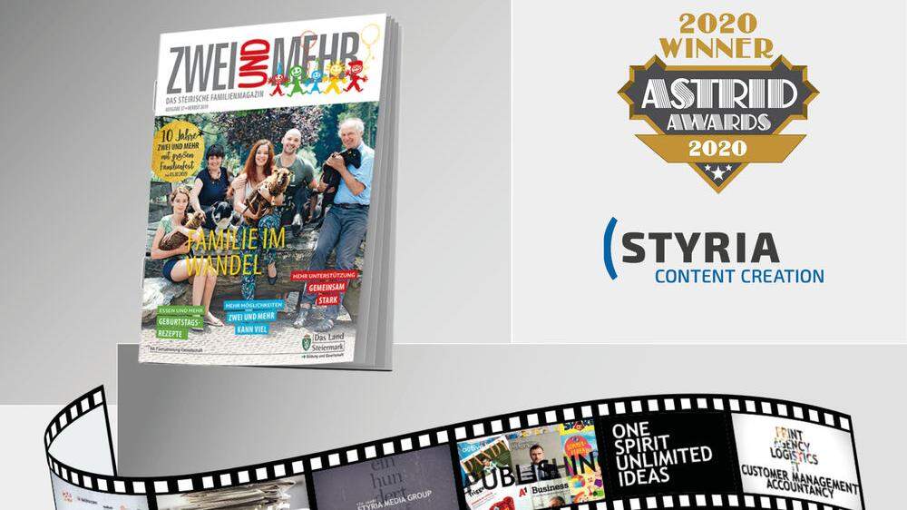 Ausgezeichneter Magazinverlag und preisgekrönte Content-Marketing-Agentur: Styria Content Creation