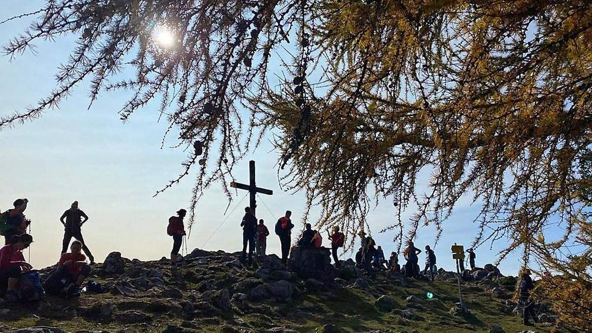 Wer konnte, genoss das Wochenende in den Bergen