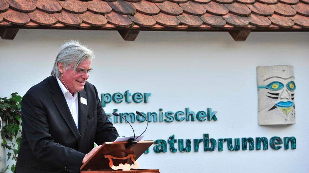 Peter Simonischek bei der Lesung des Wortschatz 2019 in Markt Hartmannsdorf