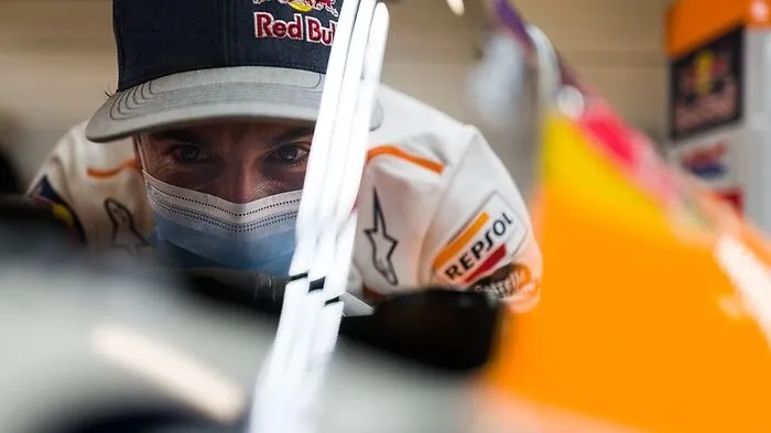 Marc Marquez besucht sein Team in Barcelona