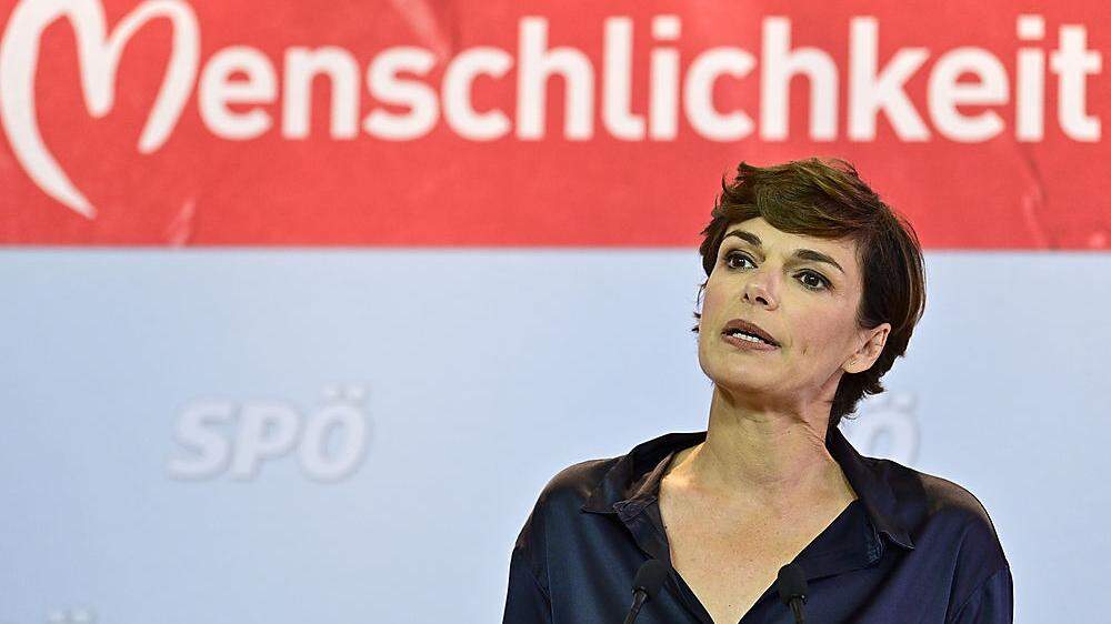 Parteichefin Rendi-Wagner im Wahlkampf