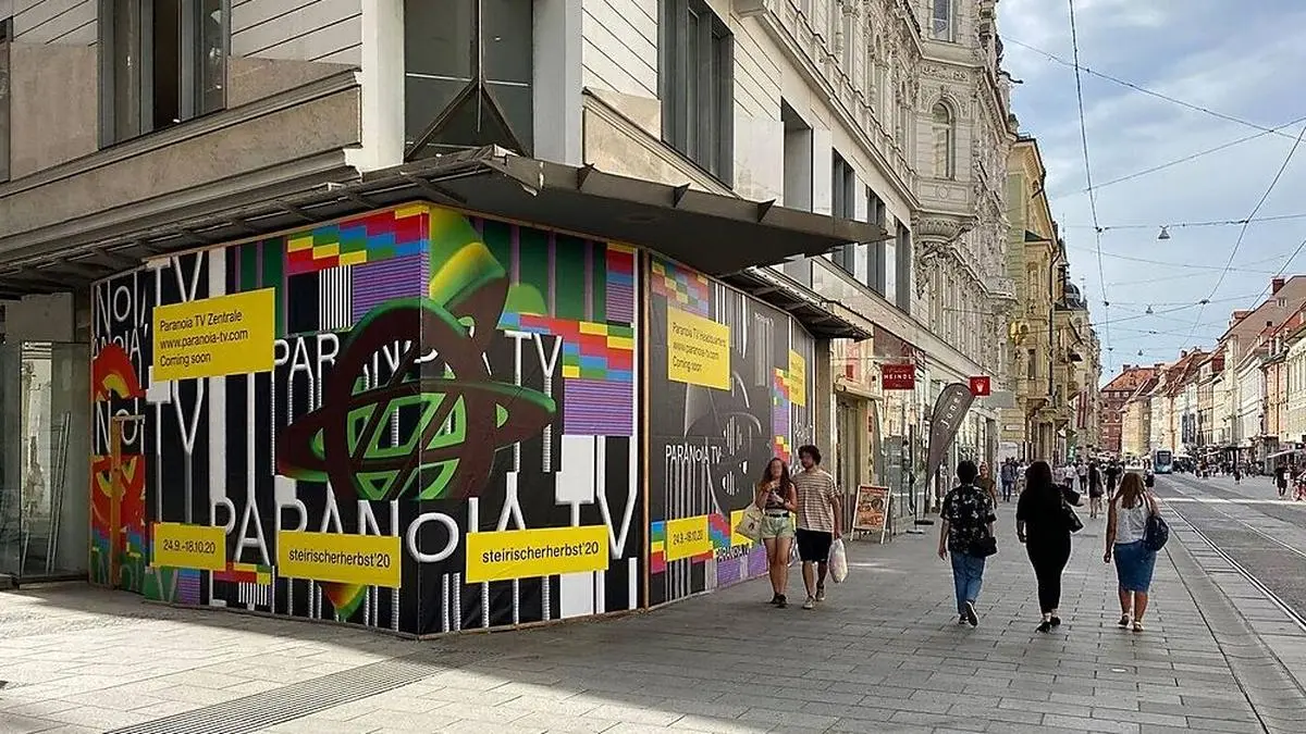 Ein "Fernsehsender" in der Herrengasse