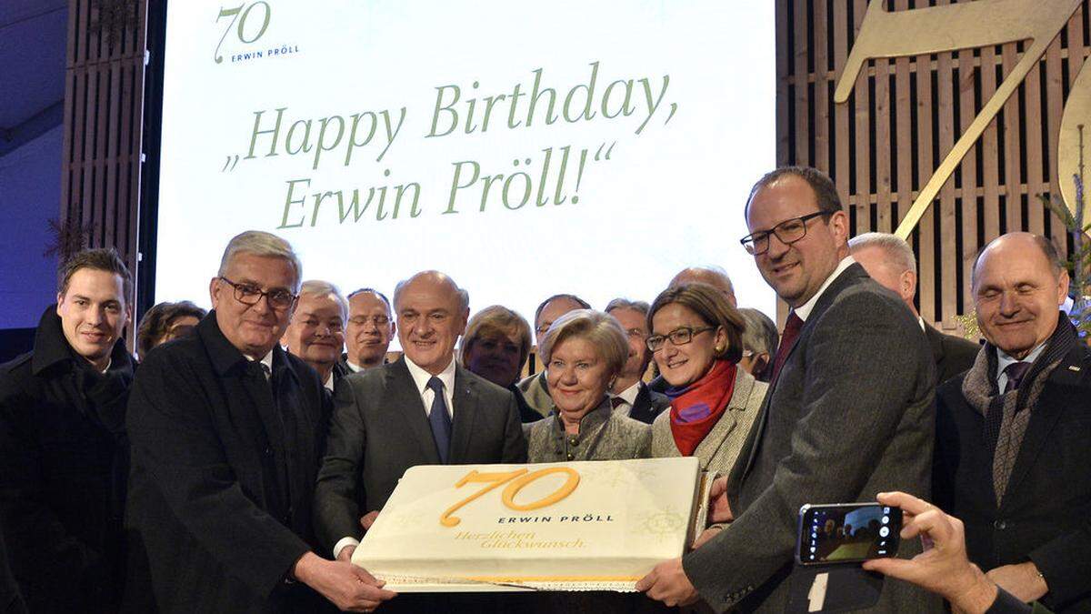 Niederösterreichs Landeshauptmann Erwin Pröll wird am heiligen Abend 70 Jahre alt 