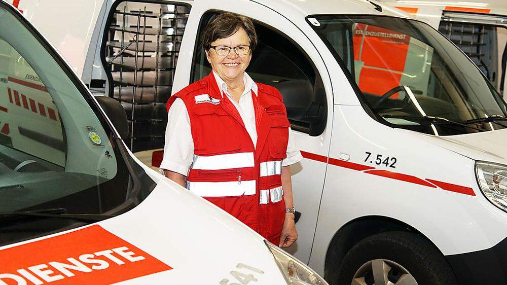 Elfriede Morri engagiert sich bereits seit Jahren beim Besuchsdienst des Roten Kreuzes in Wolfsberg 
