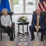 Donald J. Trump und Ursula von der Leyen