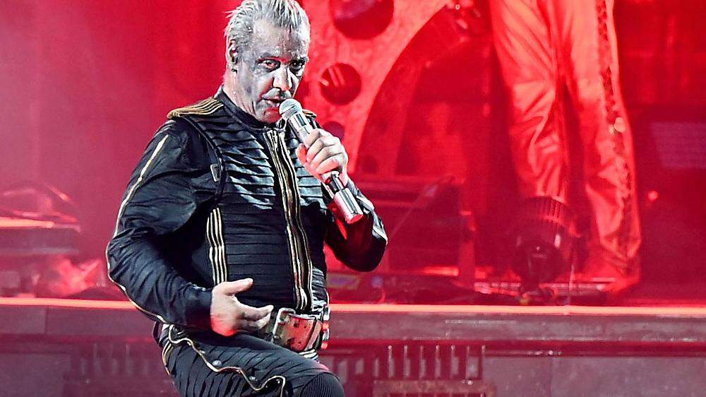 Rammstein-Sänger Till Lindemann beim Tour-Auftakt in München