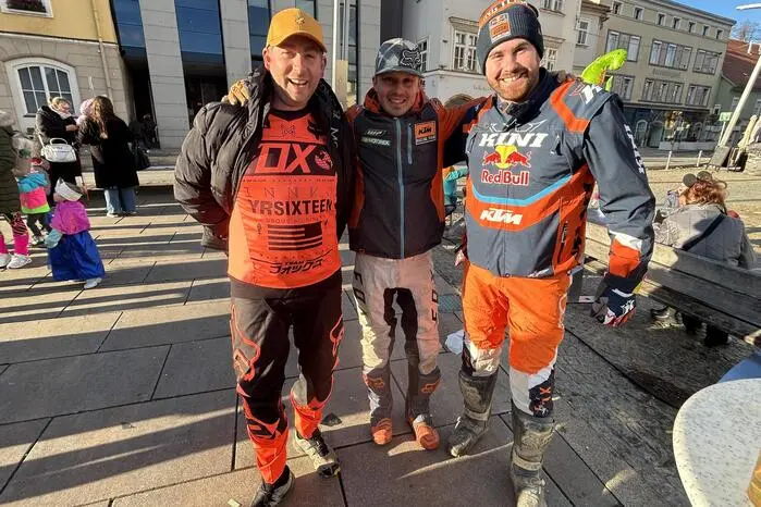 Auch die Motorcrosser waren unterwegs