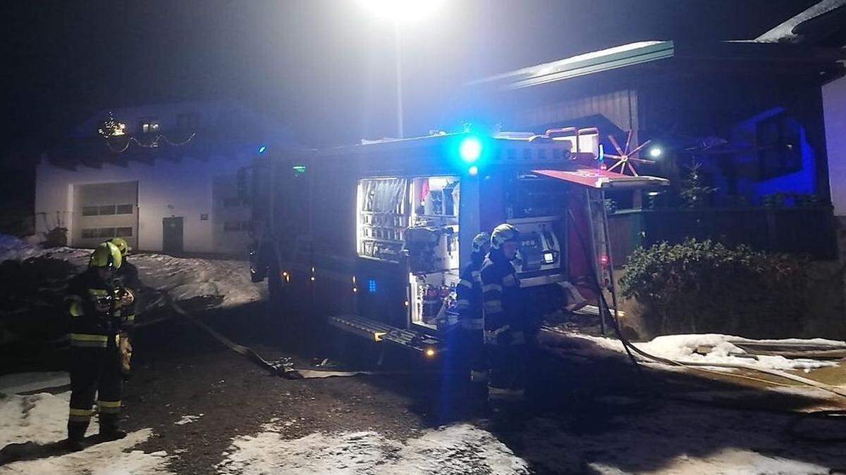 Drei Freiwillige Feuerwehren standen im Brandeinsatz