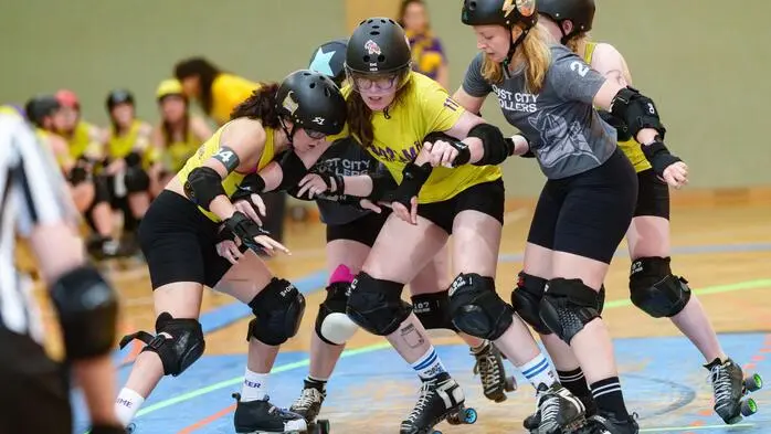 Roller Derby Action in Graz! 
