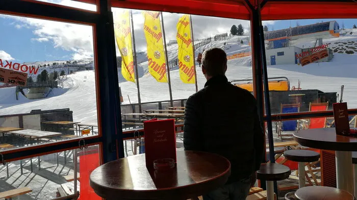Ausblick von der Schirmbar.