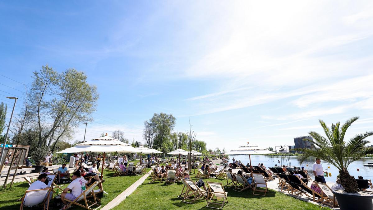 Die Temperaturen werden hochsommerlich 