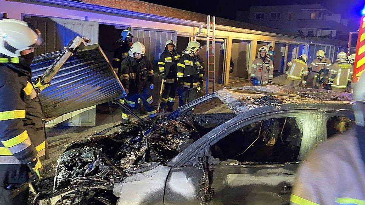 22 Feuerwehrleute waren in der Nacht im Einsatz