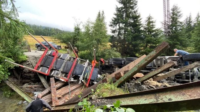 Ein spektakulärer Unfall, der zum Glück glimpflich endete,  ereignete sich am 27. Juli in Stadl-Predlitz.