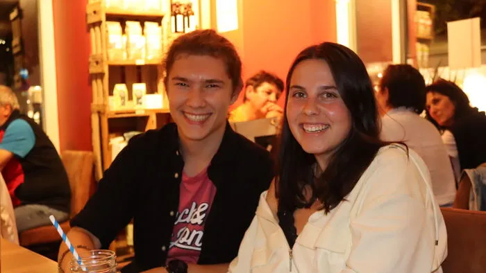 Musikerkollege Thomas Quendler kam wie viele andere Freunde der Musiker an diesem Abend ins Cafino.