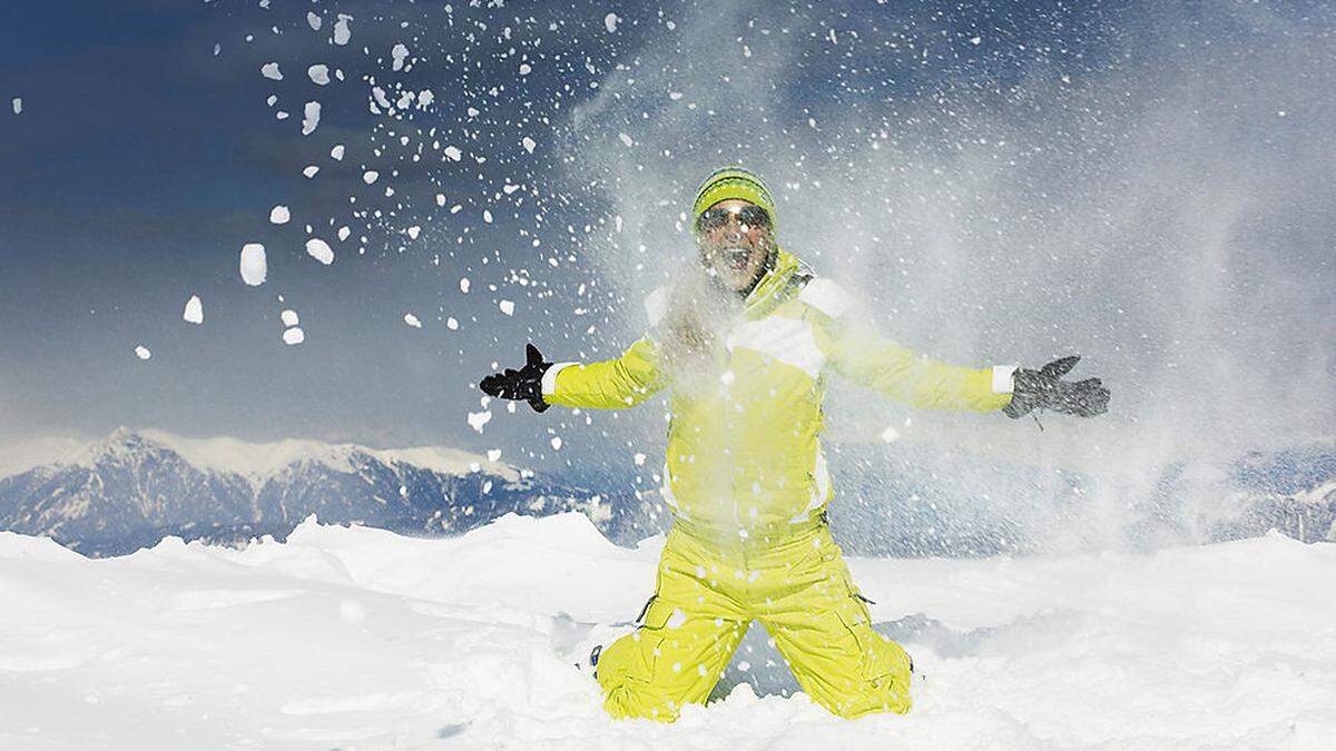 Kommende Woche wird es sonnig. Das Wetter ist ideal zum Skifahren