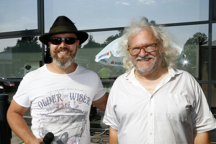 ...Motorräder wie Traktore" berichtete Organisator Rudolf Nuster.