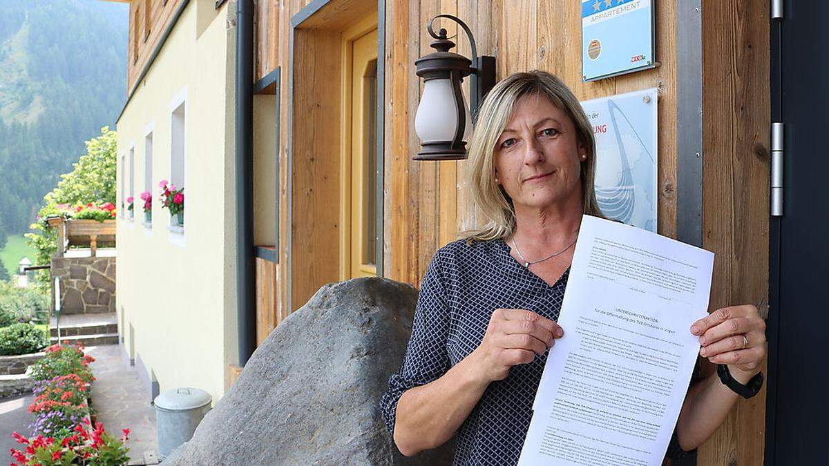 Initiiert wurde die Unterschriftenaktion von Elke Obkircher