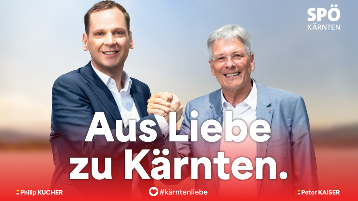 Die ersten SPÖ-Plakate stehen jetzt in Kärnten