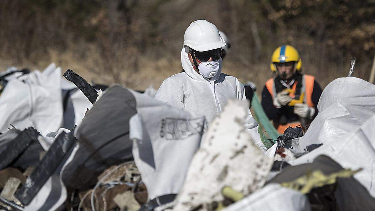 Alle Wrackteile der Germanwings-Maschine wurden abtransportiert