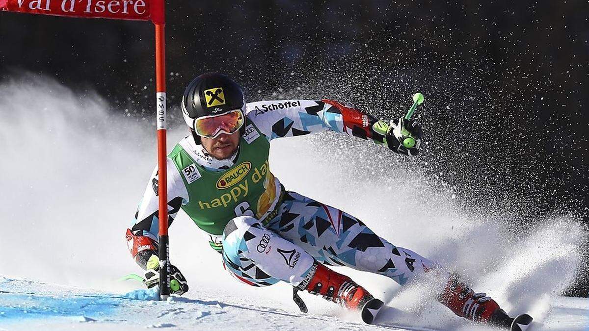 Marcel Hirscher fährt heute in Val d'Isere wieder um den Sieg