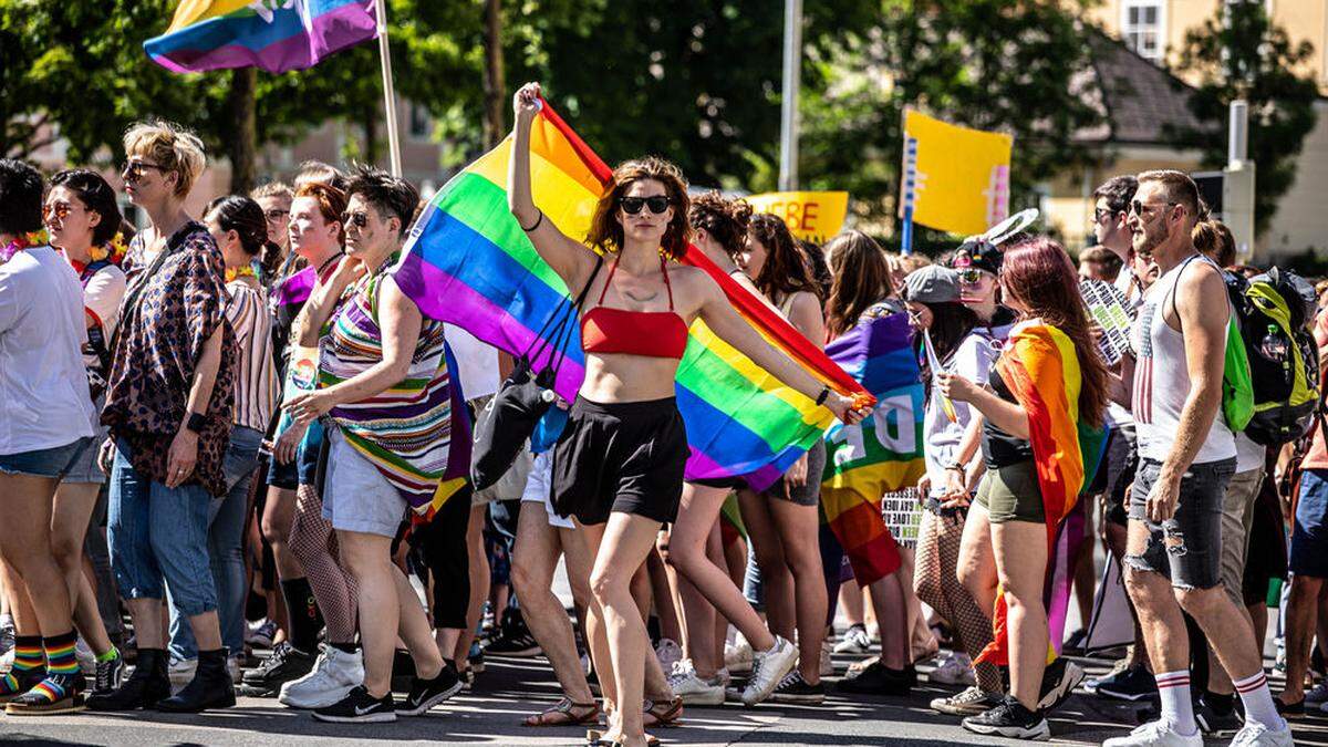 Im Vorjahr fand die Regenbogenparade in Klagenfurt statt