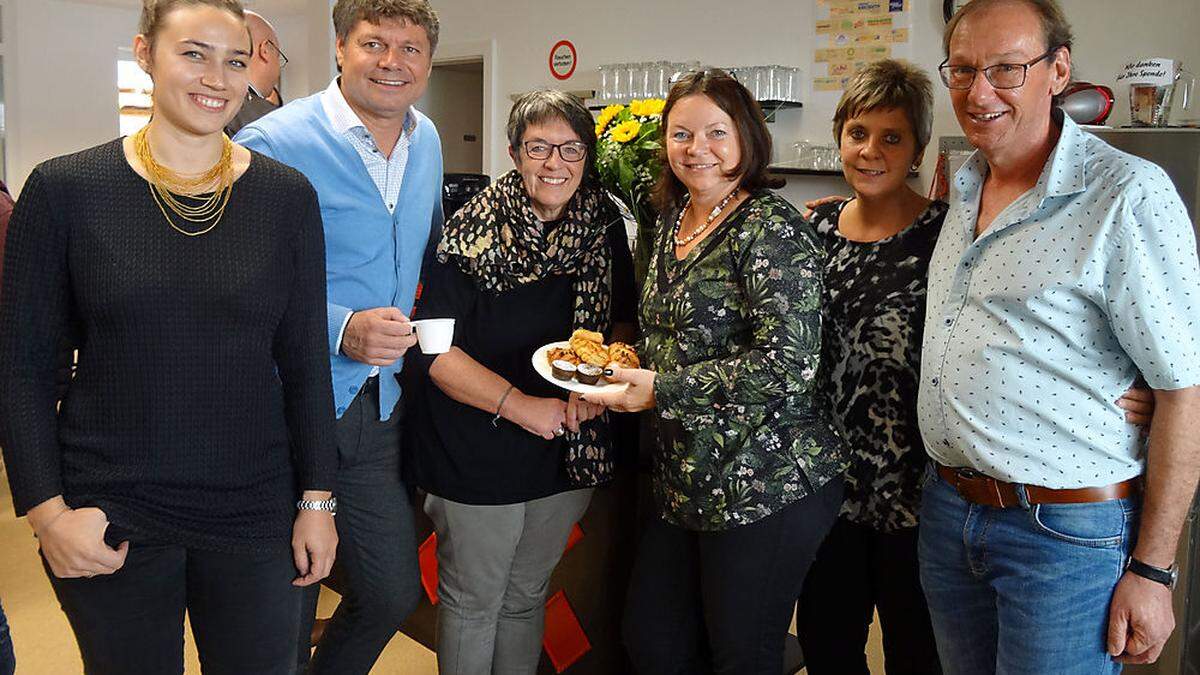 Felicia Grimm, Gerhard Pirih, Eva Leutner, Margarete Neuwirth, Hannelore Hattenberger und Helmut Zwenig