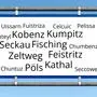 Die Schreibweise von Ortsnamen hat sich mit der Zeit verändert. Pöls (Pelissa) und Kobenz (Chumbenza) gehören zu den ältesten Ortsnamen und reichen weit in die vorrömische Zeit zurück