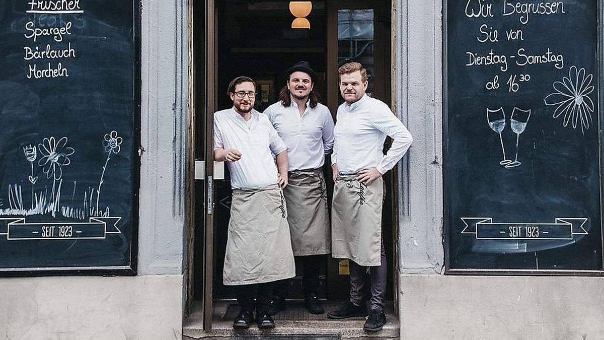 Die Laufke-Herren: Jakob Schönberger, Herbert König, Markus Neuhold