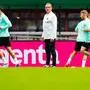 Ralf Rangnick beim Abschlusstraining im Happel-Stadion