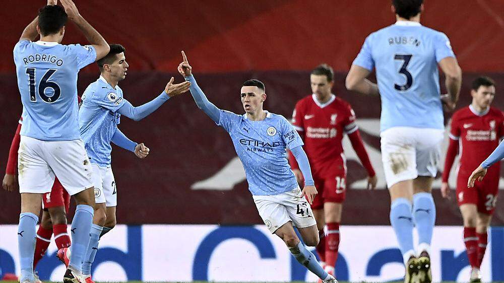Manchester City jubelte in Anfield
