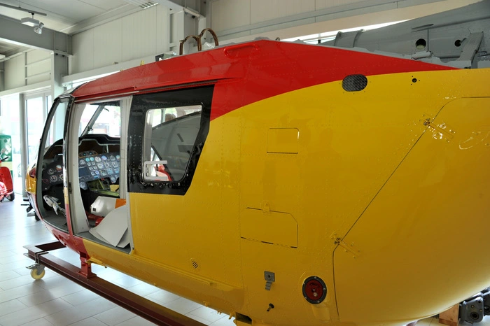 Der nächste Hubschrauber ist schon in Arbeit.