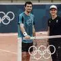 Sebastian Ofner und Touringcoach Steve Rettl | PARIS,FRANCE,26.JUL.24 - OLYMPICS, TENNIS - Olympic Summer Games Paris 2024, preview, training. Image shows Sebastian Ofner and coach Stefan Rettl (AUT).
Photo: GEPA pictures/ Patrick Steiner