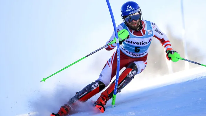 Das Kärntner Ski-Ass setzte sich am Sonntag im Torlauf in Adelboden 0,14 Sekunden vor dem Deutschen Linus Straßer und 0,15 vor dem Briten Dave Ryding durch.