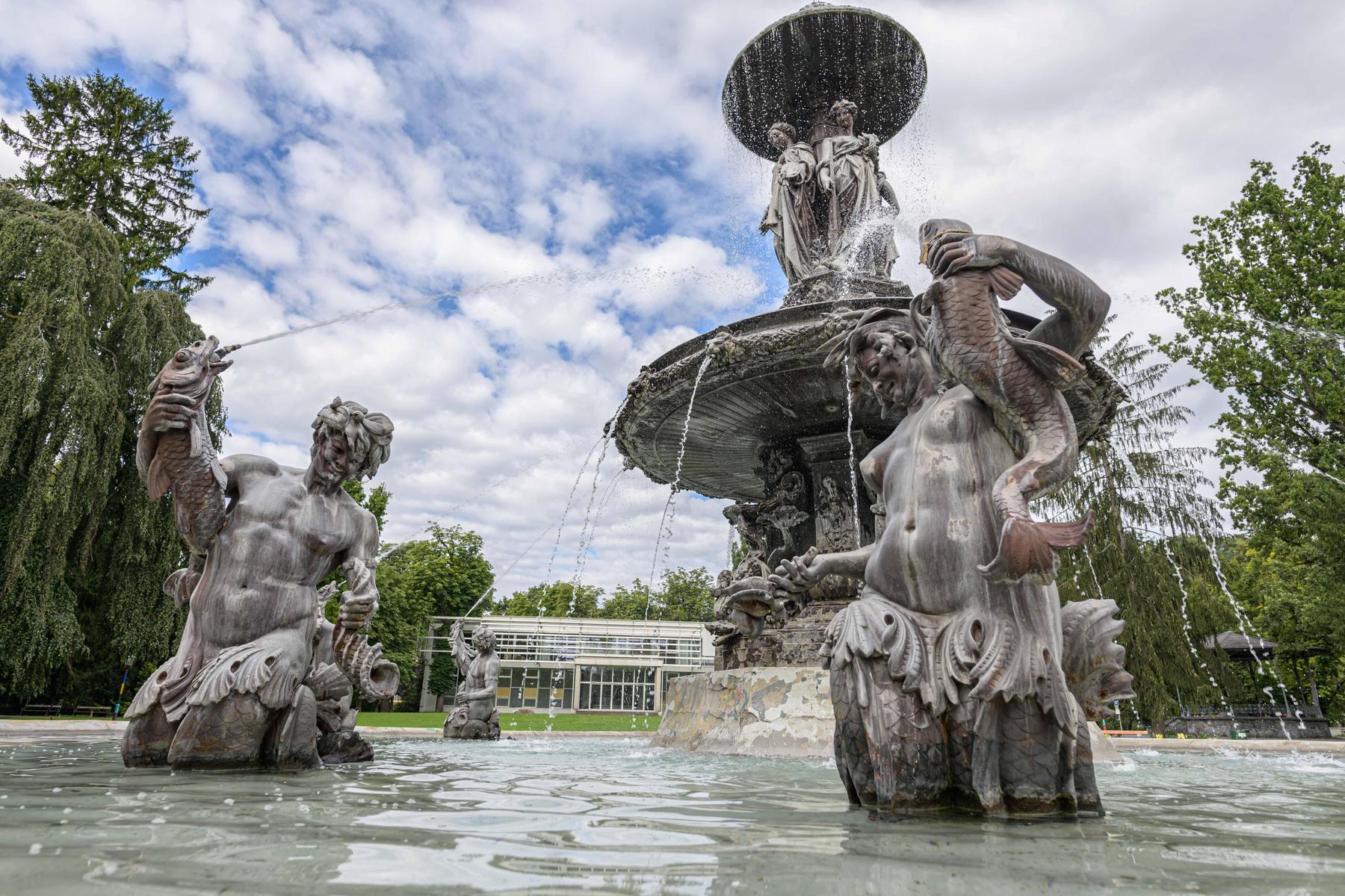 Bis 2025: Rund eine Million Euro für die Sanierung des Grazer Stadtpark-Brunnens