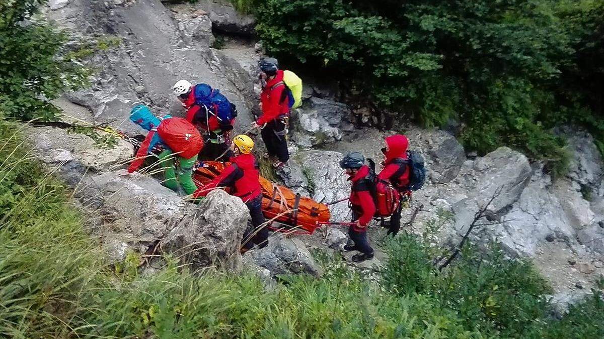 Erfolgreiche Übung der Mürzer Bergrettung 