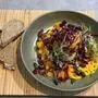 Burrata in saurer Kürbis-Vielfalt mit Radicchio
