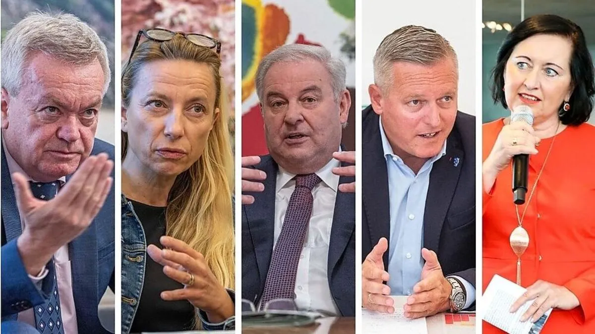 Anton Lang, Juliane Bogner-Strauß, Hermann Schützenhöfer, Mario Kunasek, Elisabeth Meixner